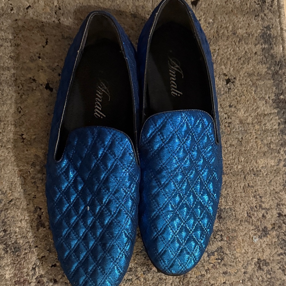 Amalfi Men's Shimmering Blue Slip-Ons